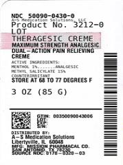 Theragesic Creme packaging