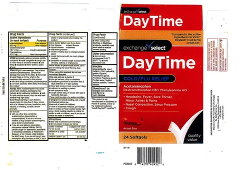 DayTime Cold/Flu Relief 포장