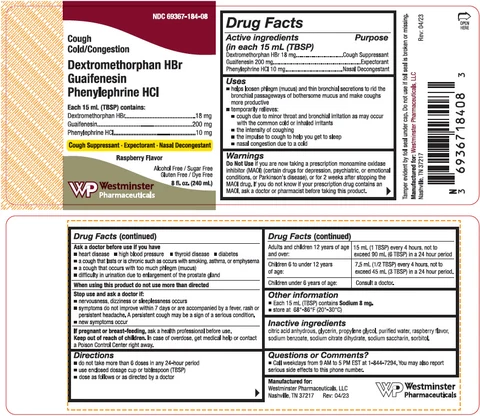 DEXTROMETHORPHAN HYDROBROMIDE, Guaifenesin, and PHENYLEPHRINE HYDROCHLORIDE 포장