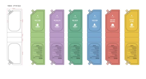 Hand Sanitizer Refill packaging