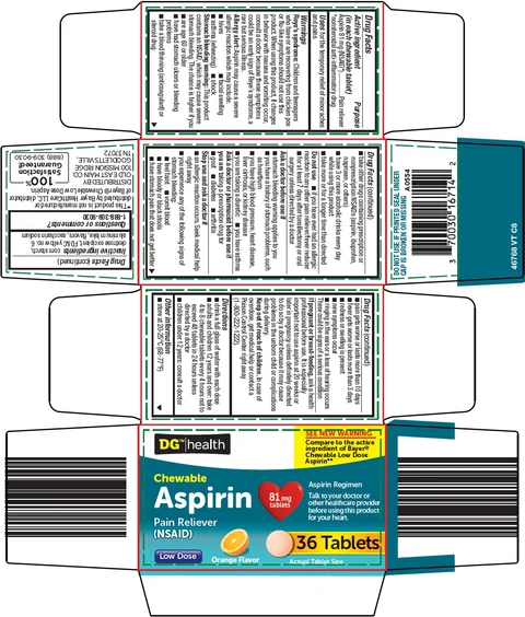 dg health aspirin packaging