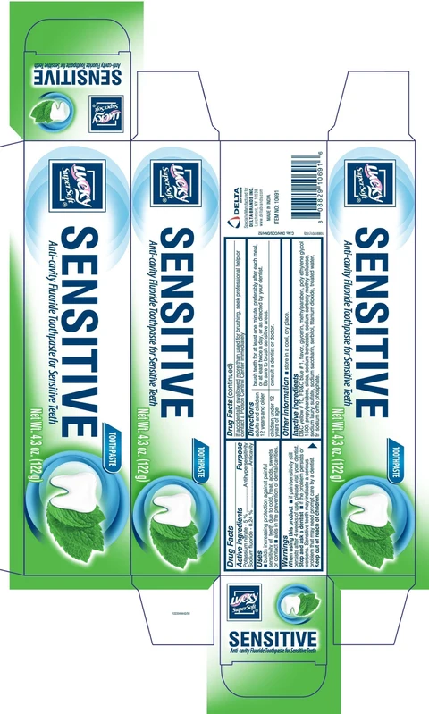Lucky Super SoftSensitive packaging