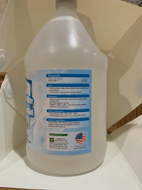 Hand Sanitizer packaging