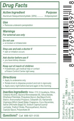 Carpe Antiperspirant Cucumber Spa 포장