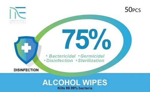 75% Alcohol Wipes 포장