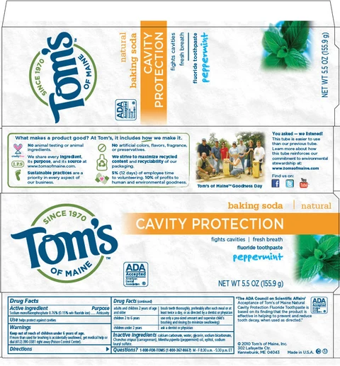 Cavity Protection Peppermint with baking soda / Cavity Protection Spearmint 포장