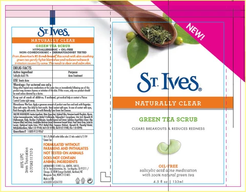 St. Ives Naturally Clear Green Tea Facial packaging