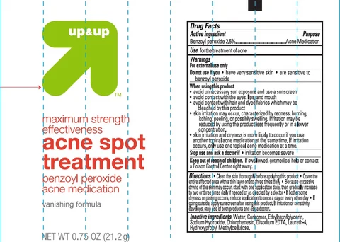 Target Up and Up Acne Spot Treatment packaging