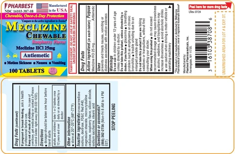 MECLIZINE packaging