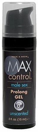 MAX 4 MEN - MAX CONTROL MALE SEX PROLONGUNSCENTED packaging