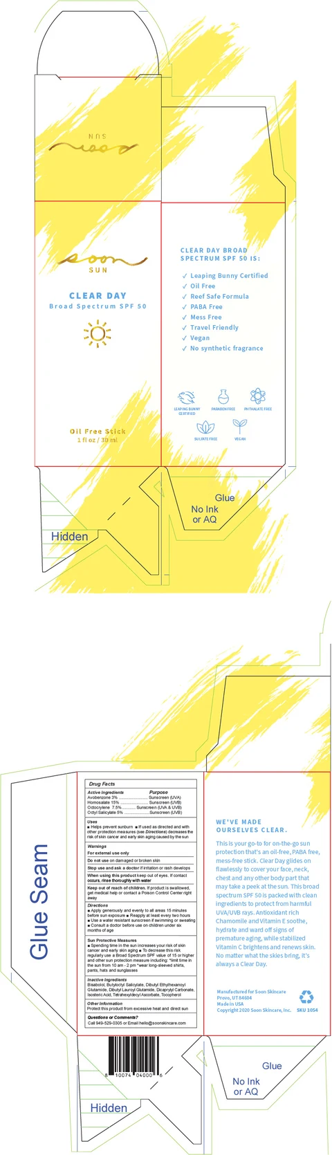 Clear Day Soon Sun packaging