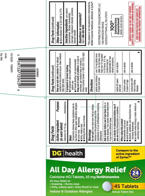 All Day Allergy Relief 포장