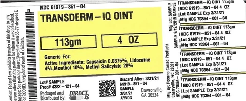 TRANSDERM-IQ 포장