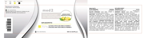 500 mL label