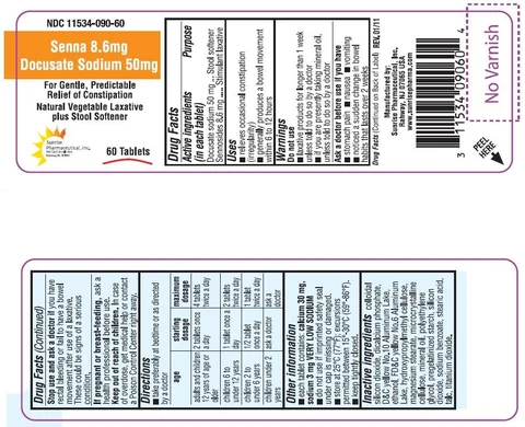 Senna and Docusate Sodium 포장