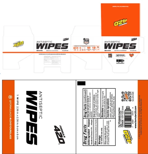 Antiseptic Wipes 포장