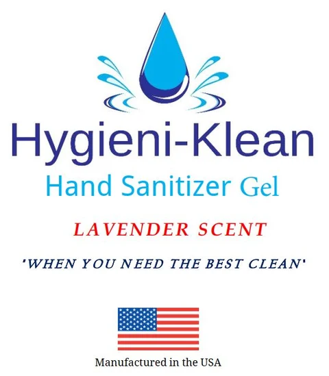 Hygieni-Klean Hand Sanitizer Gel Lavender 포장