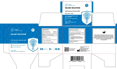 Base Laboratories Saline 포장