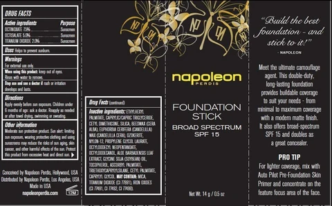 Stick Foundation SPF packaging
