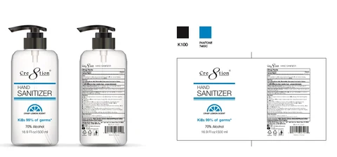 Cre8tion HAND SANITIZER 포장