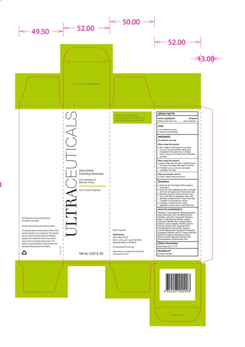 Ultra Clear Foaming Cleanser 포장