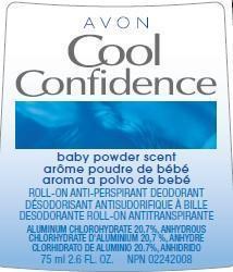 Cool Confidence Baby Powder ScentRoll-On Anti-Perspirant Deodorant 포장
