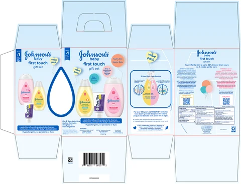 Johnsons First Touch Baby Gift Set 포장