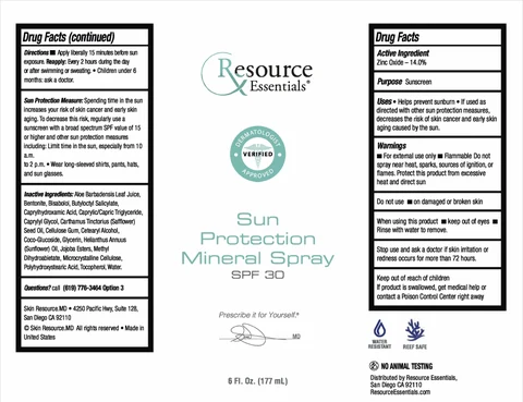 Resource Essentials Sun Protection Mineral SPF 30 포장