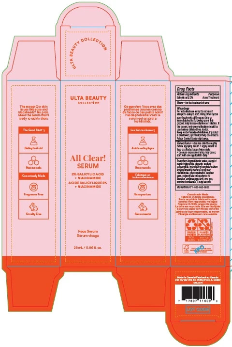 ULTA All Clear SERUM 포장