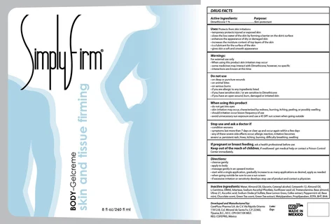 Simply Firm - BodyGelcreme 포장