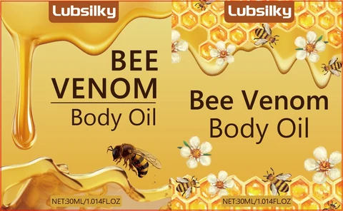 Bee Venom Body Oil 포장
