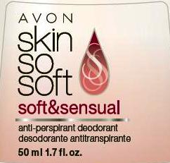 Skin So Soft Soft and Sensual Anti-Perspirant Deodorant packaging