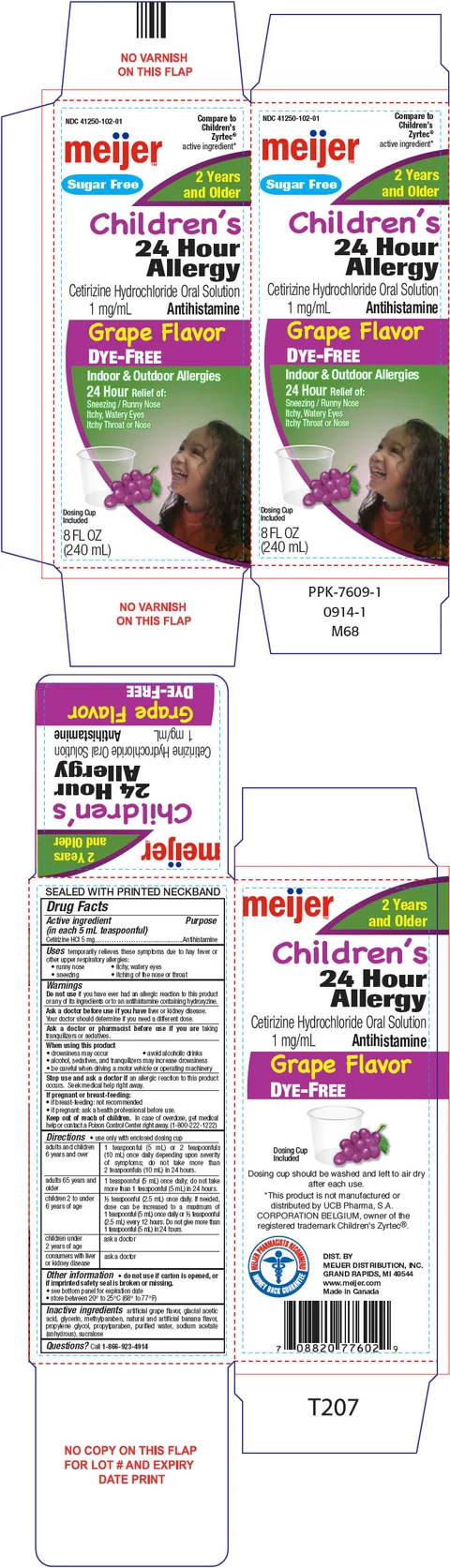 Childrens 24 Hour Allergy packaging