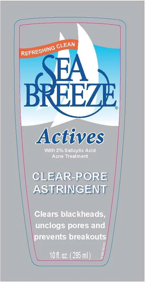 Sea Breeze Actives Clear-Pore Astringent 포장