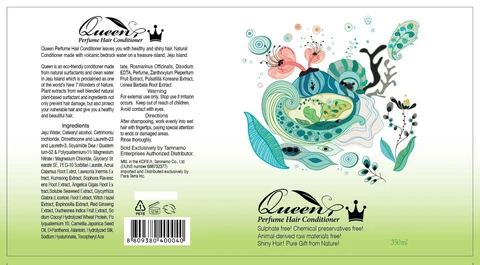 Queen Perfume Hair Conditioner 포장