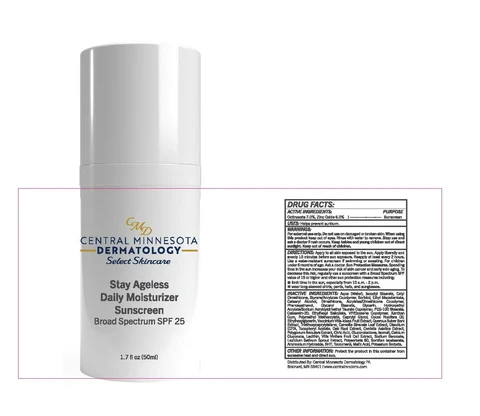 Stay Ageless Daily Moisturizer Sunscreen Broad Spectrum SPF 25 packaging