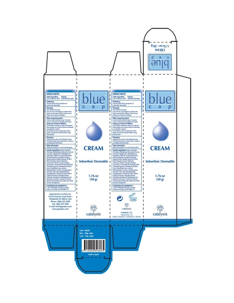 Blue Cap Cream 포장