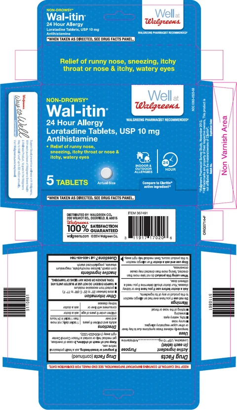 Loratadine packaging