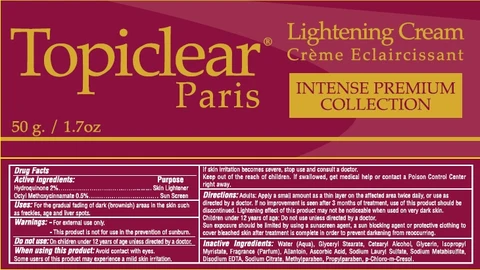 Topiclear Paris 포장