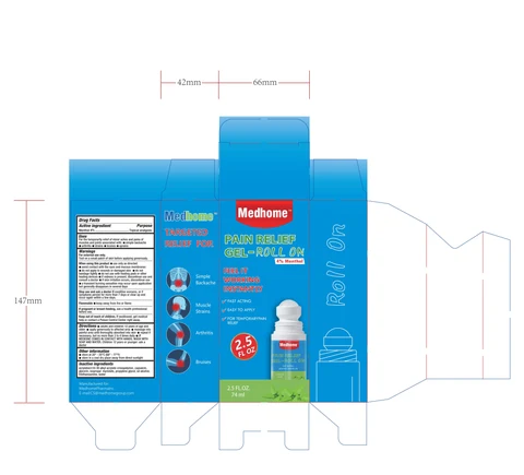 MENTHOL ROLL ON packaging