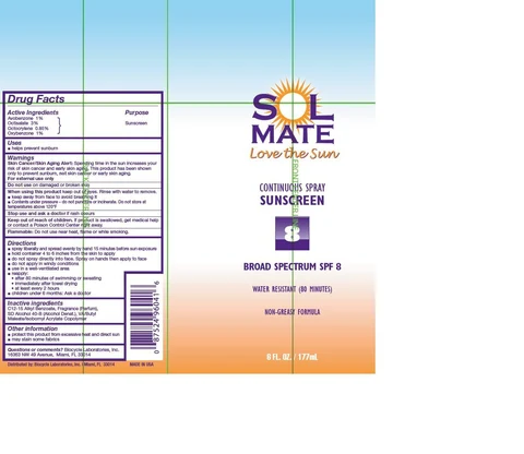 SolMatebroad spectrum spf 8 포장