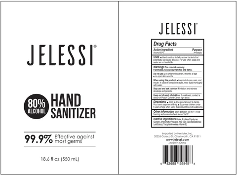 Hand Sanitizer packaging