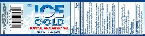 ASSURED ICE COLD TOPICAL ANALGESIC 포장