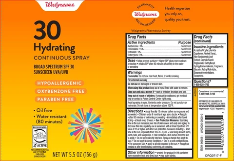 Hydrating SPF 30 포장