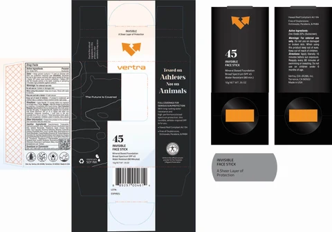 Clear Sunscreen Face Stick Broad Spectrum SPF 45 포장