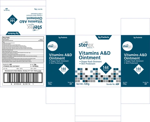 STEREXVitamin A and D 포장