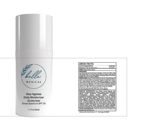 Stay Ageless Daily Moisturizer Sunscreen Broad Spectrum SPF 25 packaging
