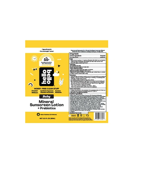 Baby Mineral Sunscreen Probiotics SPF55 포장