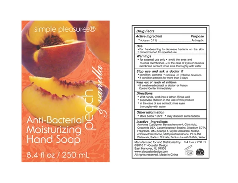 moisturizing anti-bacterial hand soap 포장