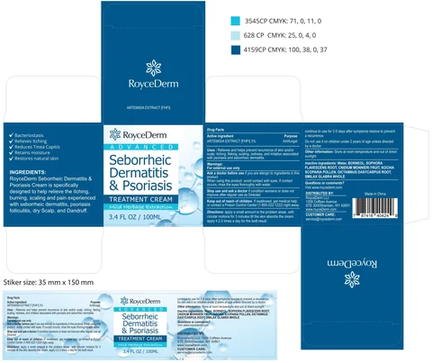 Seborrheic Dermatitis and Psoriasis Cream 포장